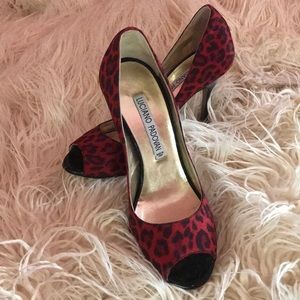 Luciano Padovan Stiletto Open Toe Pump